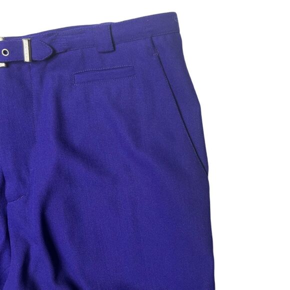 VTG Gianni Versace Purple Straight leg Wool Trousers Pants Women’s 33 in waist - Picture 4 of 11